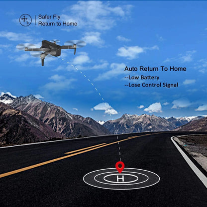 F24 Pro 4K UHD Aerial Drone Skins W/ GPS, 30-Min Flight, Foldable Mini Drone, Brushless Motors, FPV, Wi-Fi, RC Quadcopter, Carrying Case, Black