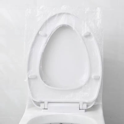 50Pcs Eco-Friendly Disposable Toilet Seat Covers - Waterproof, Non-Slip, and Individually Wrapped for Ultimate Hygiene on the Go